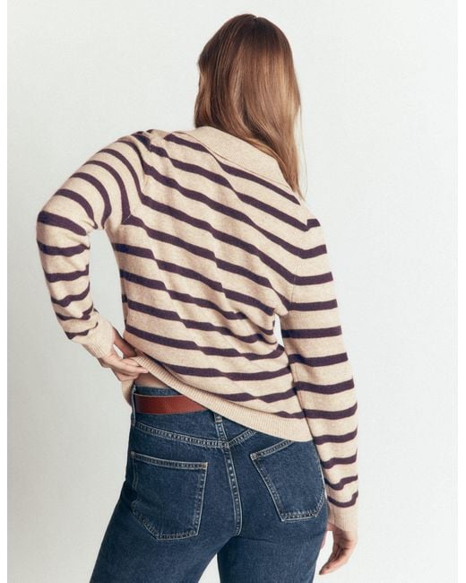 Boden Blue Marianne Merino Wool Jumper