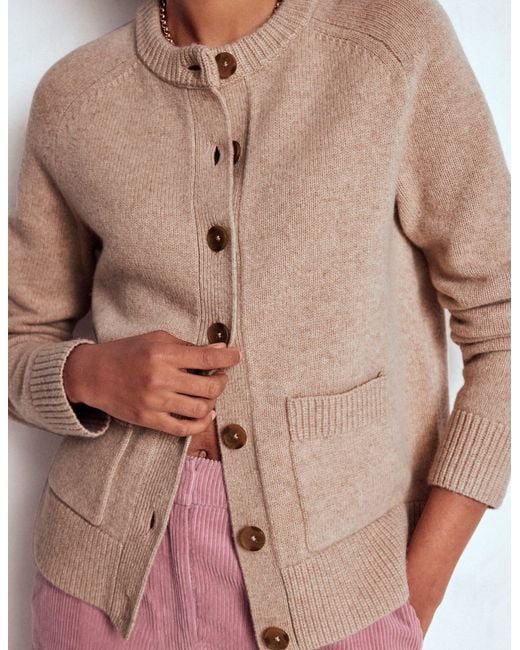 Boden Natural Marion Merino Cardigan
