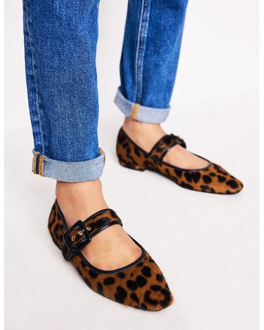 Boden Multicolor Vic Chisel Toe Mary Janesleopard