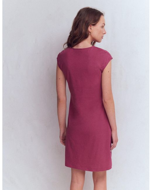 Boden Purple Delilah Twist Short Dress