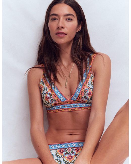 Boden Brown Arles Bikini Top