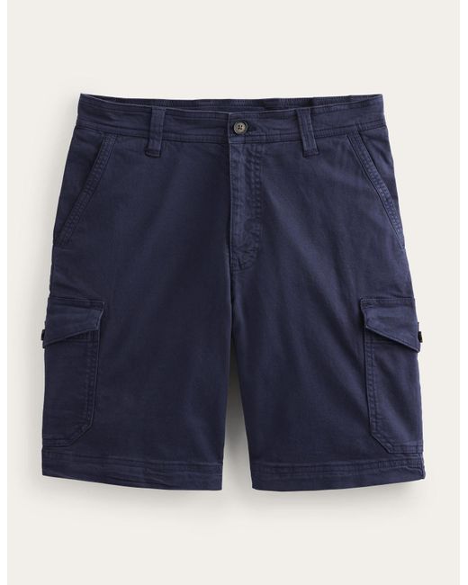 Boden Garment Dye Cargo Shorts in Blue for Men | Lyst
