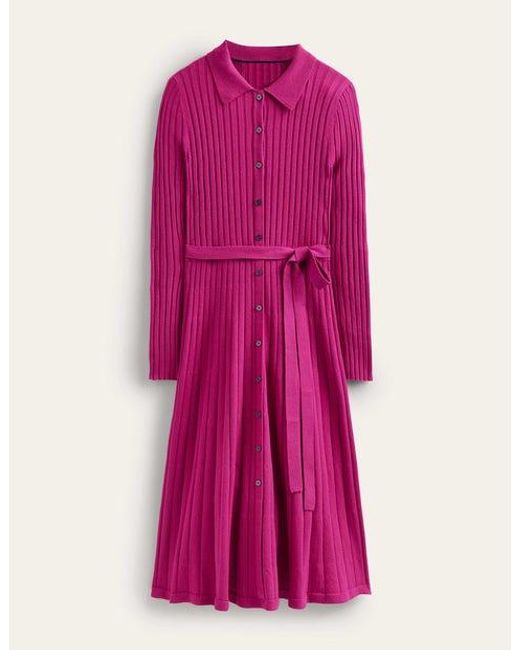 rachel knitted shirt dress boden BODEN Rachel Knitted Shirt Dress