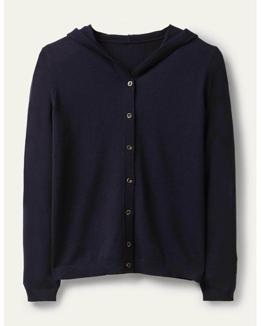 Boden Blue Elodie Relaxed Hoodie