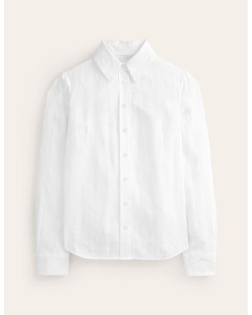 Boden Sienna Linen Shirtwhite