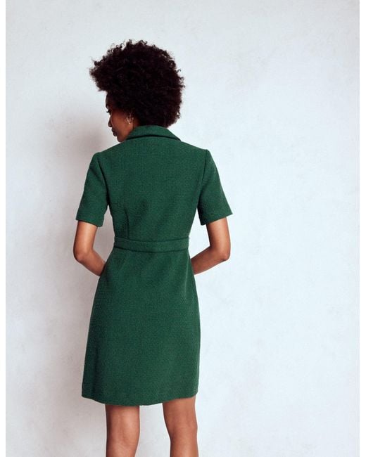 Boden Green Eda Cotton Shift Dress