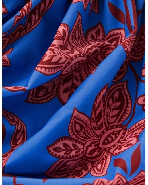 Boden Blue Kythira Ruched Swimsuit