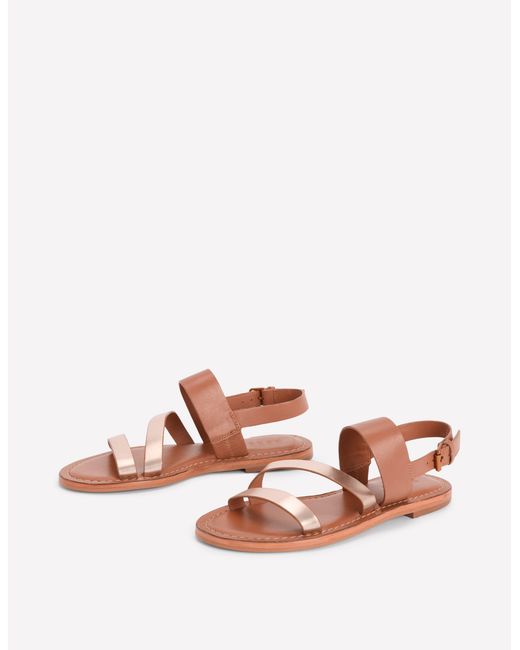 Boden Brown Asymmetric Sandal