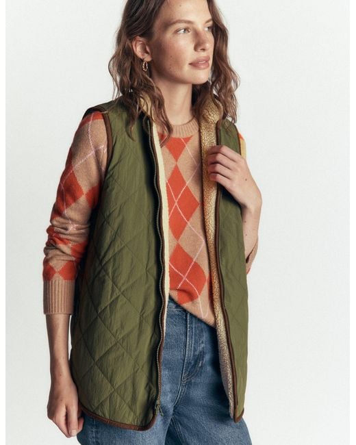 Boden Green Quilted 4-In-1 Parka