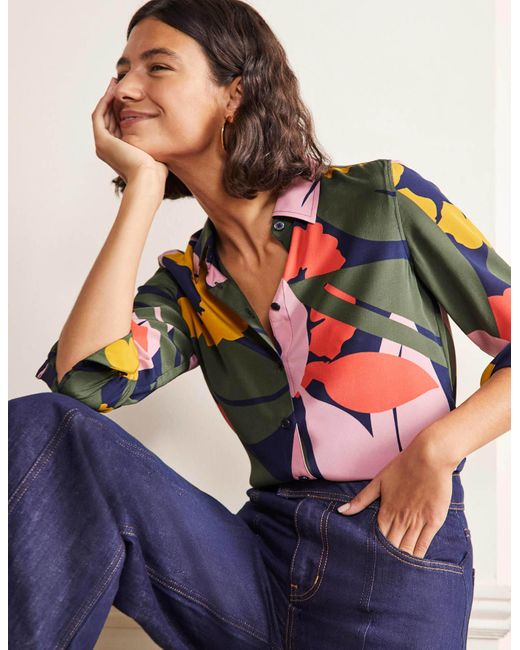 boden silk shirt
