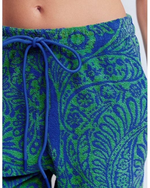 Boden Blue Islington Towelling Shorts