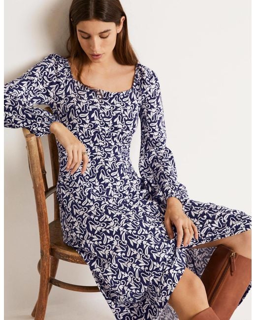 long sleeve black jersey dress Twisted jersey dress– Róhe main image 1