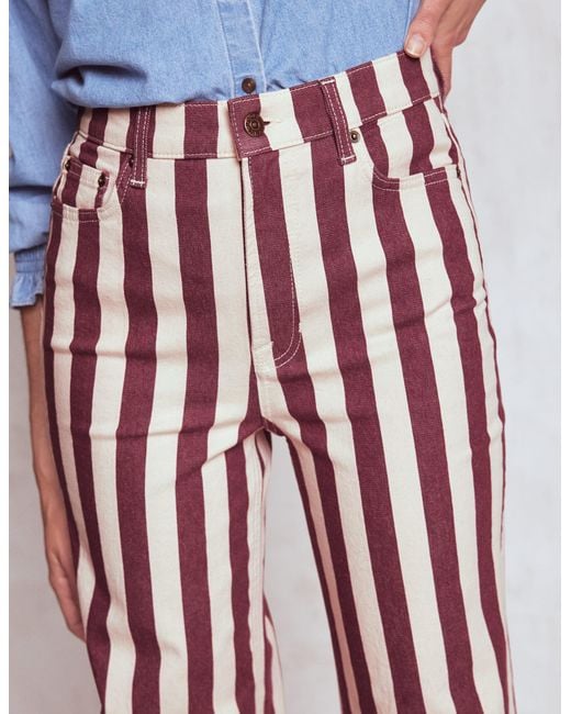 Boden Blue High Rise Column Leg Jeans