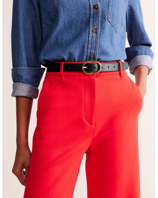 Boden Black Classic Leather Belt