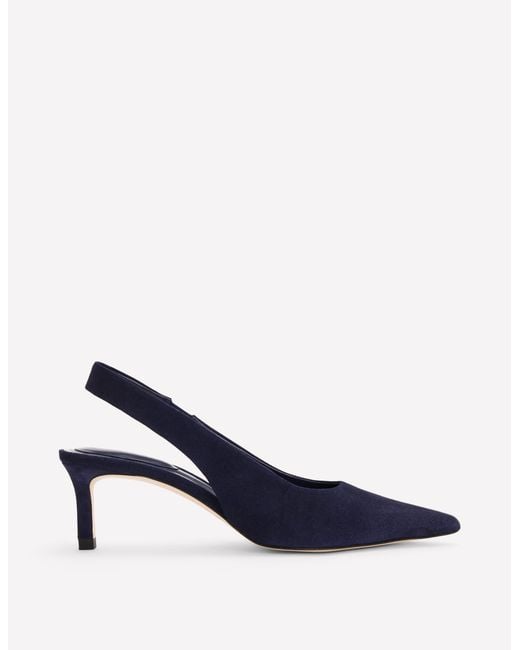 Boden Blue Hope Slingback Heels