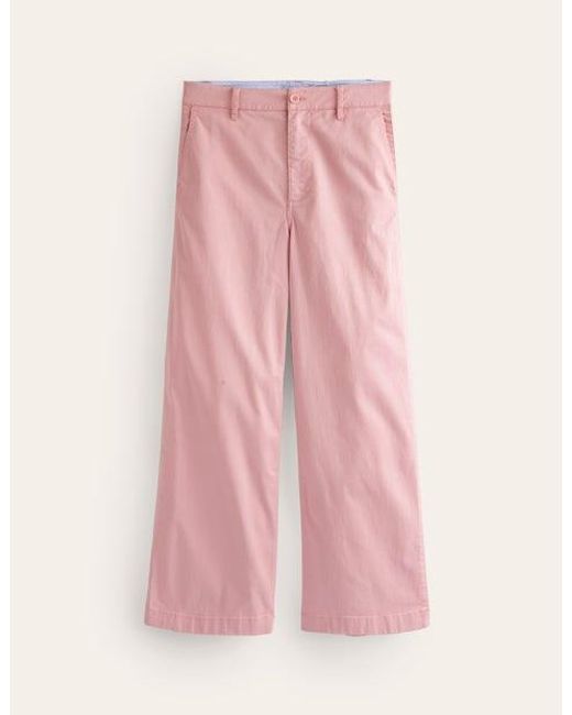 Boden Pink Barnsbury Crop Chino Pants