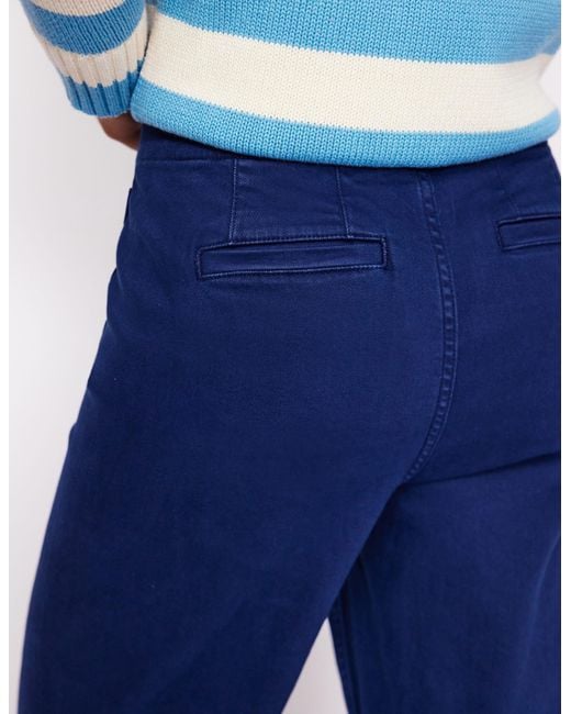 Boden Blue Primrose Hose Mit Aufgesetzten Taschen