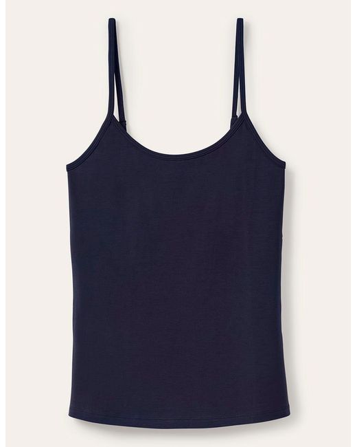 Boden Blue Plain Cami Navy