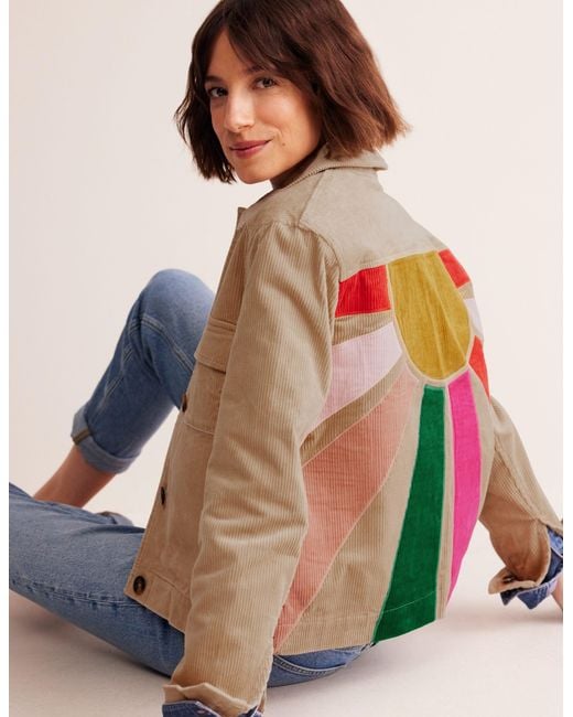 Boden Natural Exeter Cord Jacket Multi