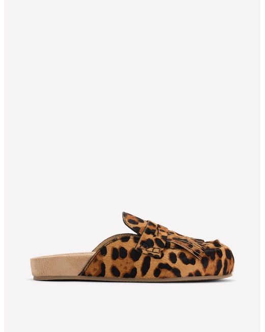 Boden Brown Etta Ghillie Mule Clogs
