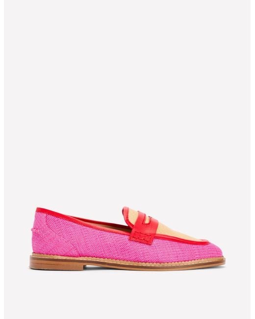 Boden Pink Nya Penny Loafers