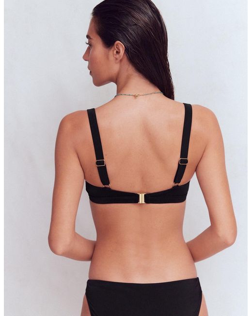 Boden Black Skiathos Bikini Top