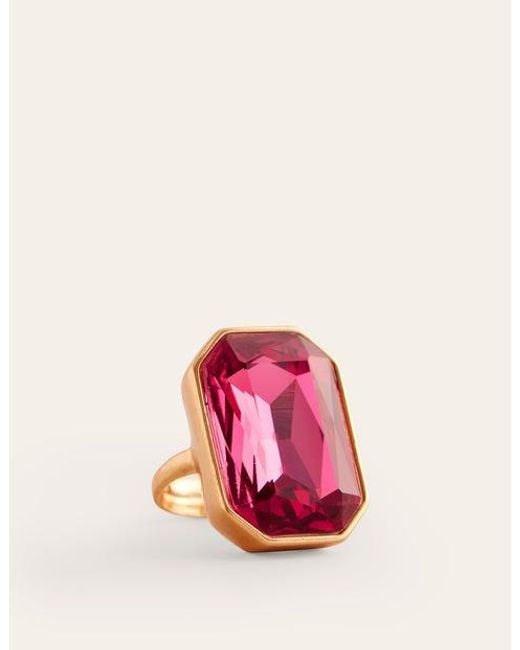 Boden Pink Mega Cluster Jewel Ring