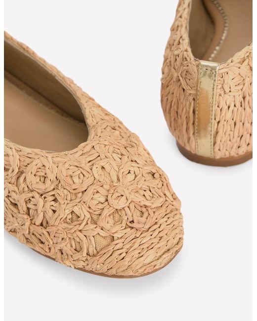 Boden Natural High Cut Ballet Flats