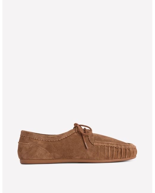 Boden Brown Soft Boat Shoes