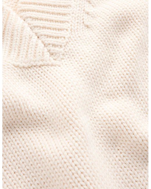 Boden Brown Lucy Cotton V-Neck Jumper