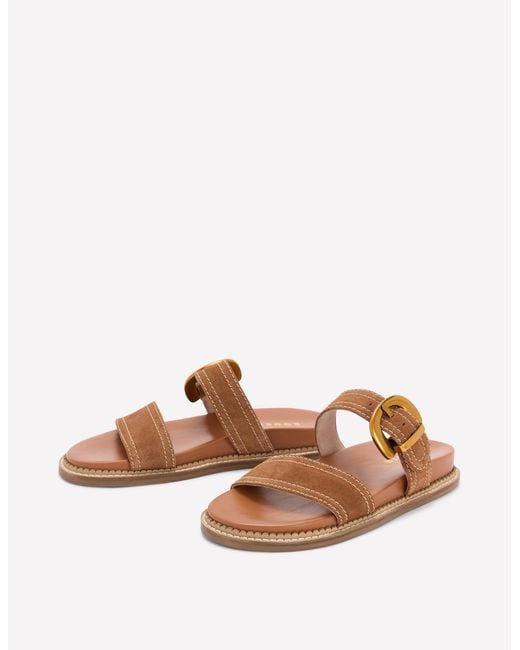 Boden Brown Caryl Double Strap Sandals