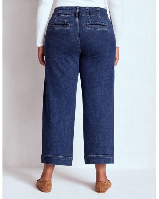 Boden Blue Primrose Cropped Jeans
