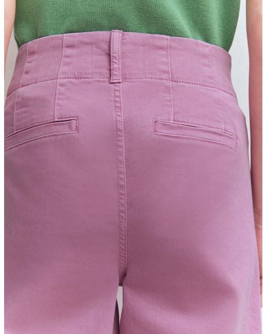 Boden Pink Primrose Cropped Pants