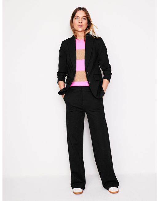 Boden Black Marylebone Ponte Blazer