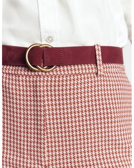 Boden Red Double Ring Belt