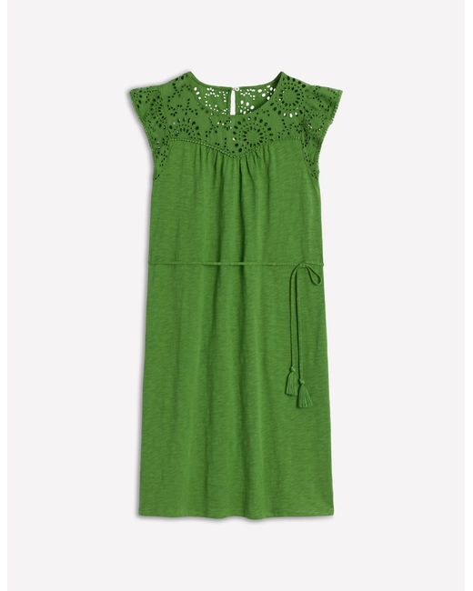 Boden Green Juliet Broderie Short Dress