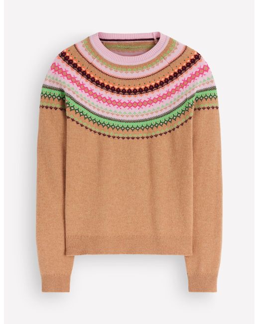 Boden Multicolor Edie Fair Isle Jumper