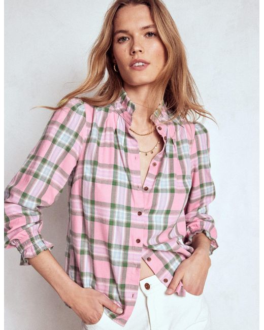 Boden Multicolor Lorna Oberteil Aus Gebürsteter Baumwolle