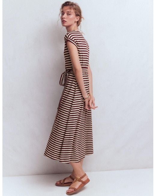 Boden Brown Eve Jersey Midi Dress