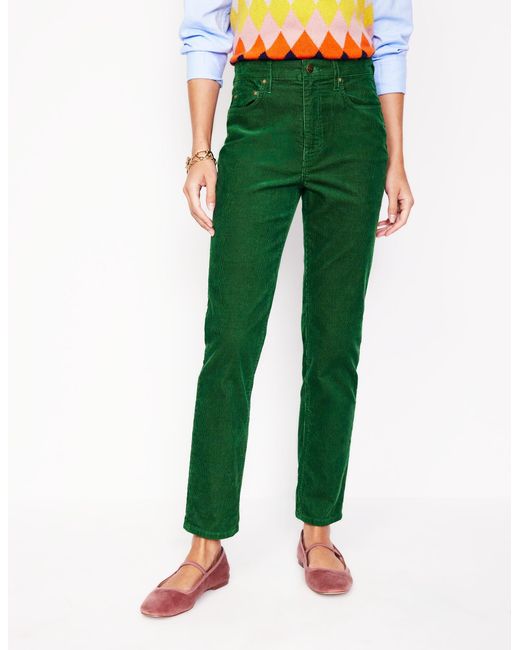 Boden White 5 Pocket Cord Slim Jeans