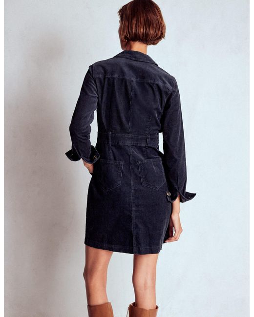 Boden Blue Amanda Cord Short Dress