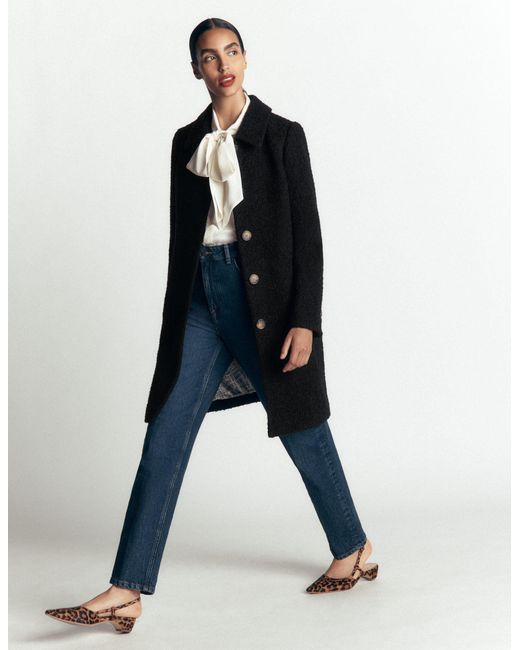 Boden Blue Aylesford Wool Coat