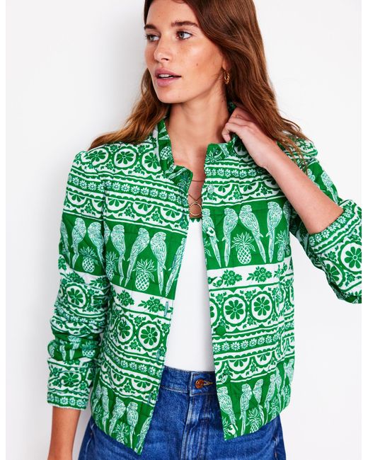 Boden Green Highbury Quilted Jacket
