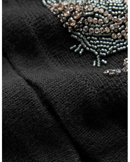 Boden Black Embellished Knitted Jacket