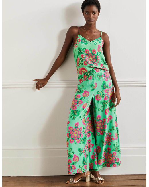 Boden Silk Cami Top Green | Lyst