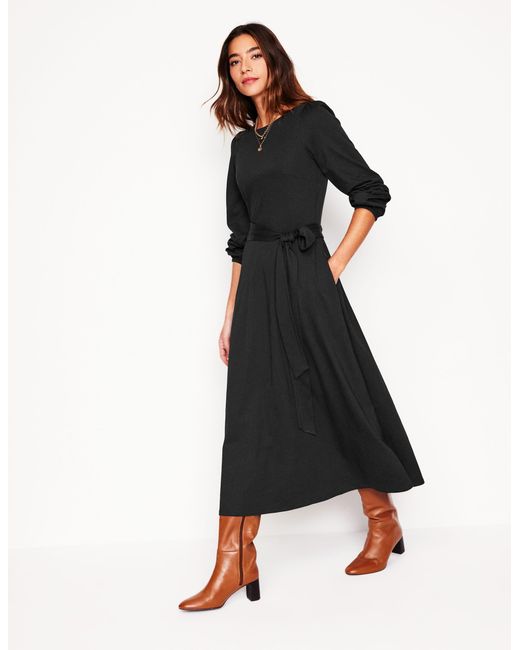 knee length dresses for ladies Smocked Jersey Midi Dress-Multi, Flourishing Meadow main image 1
