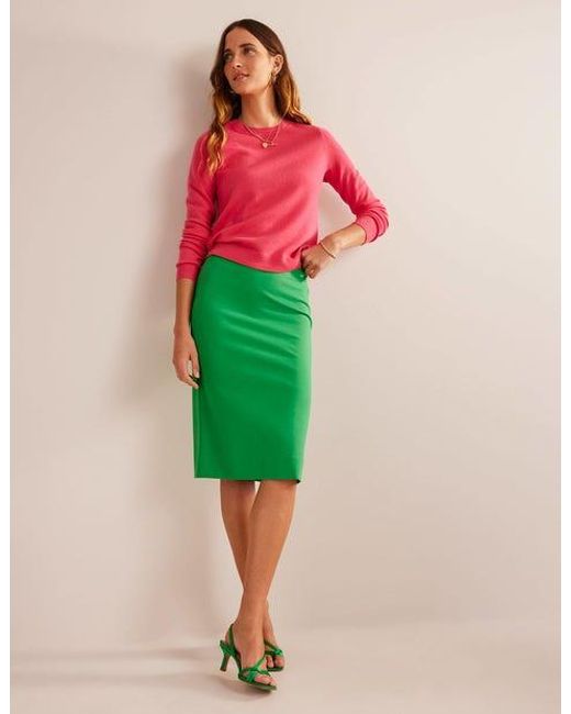 Boden Green Hampshire Ponte Skirt