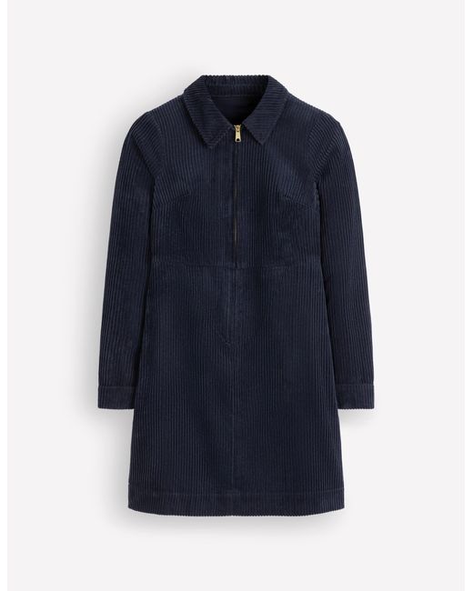 Boden Blue Bronte Cord Short Dress