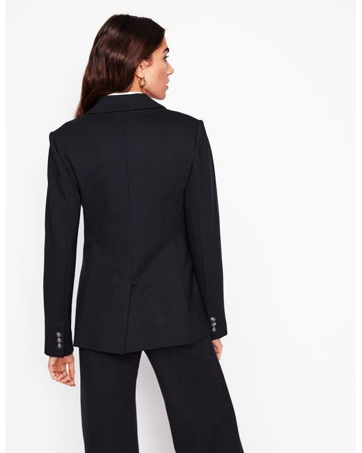 Boden Black Marylebone Ponte Blazer