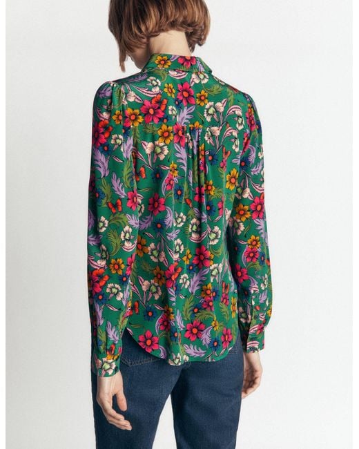 Boden Multicolor Sara Silk Shirt